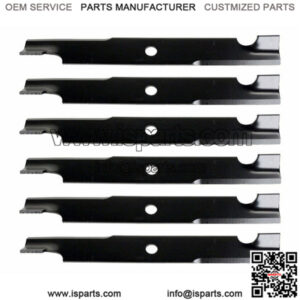 (6) Mower Blades for 52" Fits Exmark Fits Toro 103-2508 103-65845/8 center