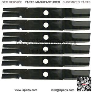 K5351-99040 (6-Pack) High Lift Mower Blades Fits Kubota RCK54P-227Z RCK54P-321Z
