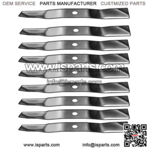 Set of (9) Mulching Blades TCU30315 Fits John DeereZero-Turn Models