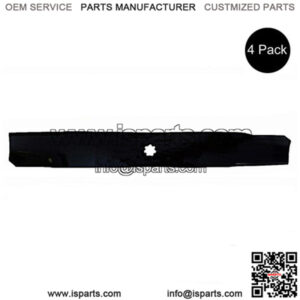 (4) 12380 Mower Blades Fits John Deere AM137327 AM141032 AM141034 42" Deck