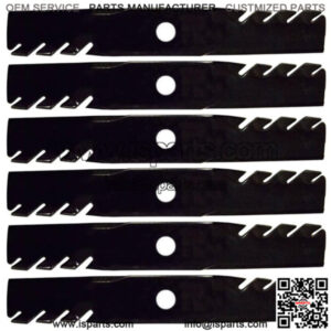(6) 16-1/4" X 15/16" Mulching Mower Blades Fits Exmark 103-6396 1165177S