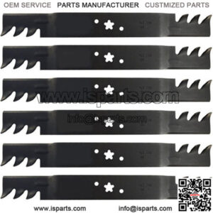Set of Six 580244002 Mulching Blades Fits Husqvarna 22" Walk Behind Mowers
