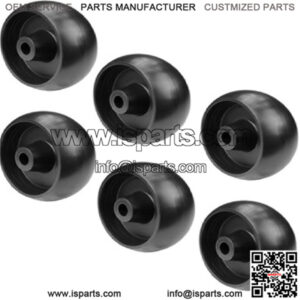 (6-Pack) Plastic Deck Wheels GX10168 Fits John Deere Riding Mowers