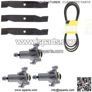 Deck Blade Spindle Belt Kit Fits Husqvarna GTH2448 YTH2348 YTH2448