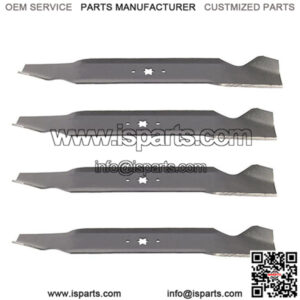 (4) Aftermarket Standard Mower Blades Requires (2) Blades for 42" Deck Fits MTD