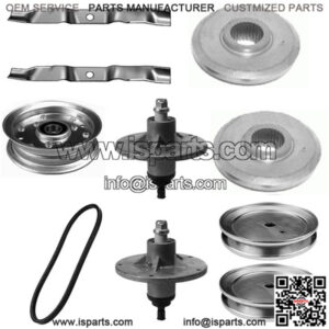 42" Deck Rebuild Kit Fits Murray Riders Spindle Blades Belt Pulleys Adapters
