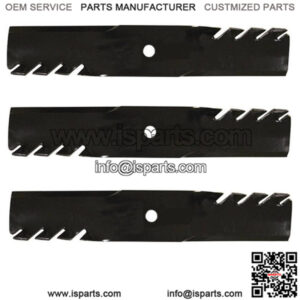 3 Pack Mulching Lawn Mower Blades Fits Jacobsen 112111-01
