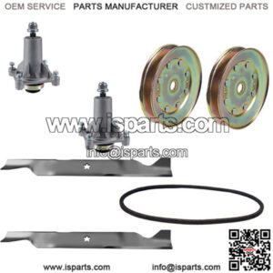 46" Rebuild Kit for Ariens Spindle 21546238 Mulching Blade 21546611 Belt Pulley