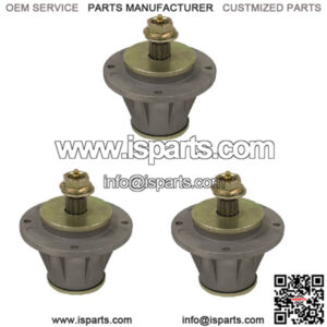 (3) Spindle Assembly for AYP Fits Husqvarna 966956101, 534114820, 539131383