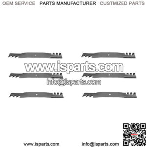 D18036 (6-Pack) Toothed Blade Fits Great Dane Fits Snapper Fits Bobcat Decks