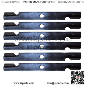 6PK Blades Lawn Mower 52" Fits Exmark 15/16" Center Hole 103-6402