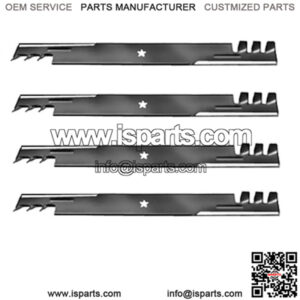 4PK 46" Riding Lawn Mower Mulching Blades for Craftsman 405380 403107