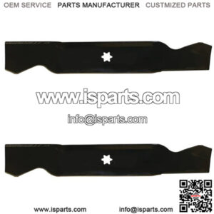 Set of (2) 942-0610 Replacement XHT Mower Blades fits Several 38" Deck Models