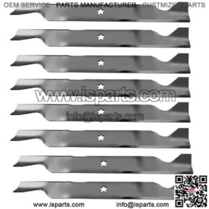 Set of (8) Lawn Mower Blades for 46" Cut Deck 12242- 532 40 53-80 405380 340-230
