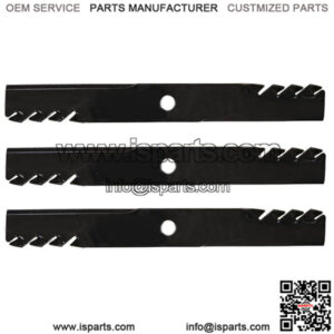 103-6403 596-749 Three Mulching Blades Fits Exmark 60 Fits Lazer Z