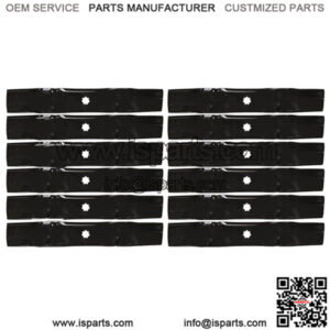 12 REPL XHT HD BLADES Fits John Deere GY20852 GX21784 LA140 LA145 LA165 D140 D15