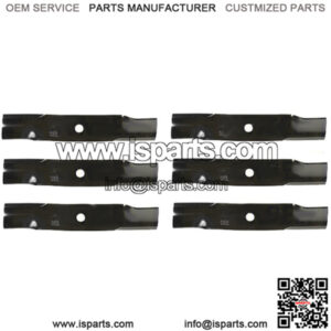 6 Pack of Iron Mower Blade Set Fits John Deere Ztrak  Commercial
