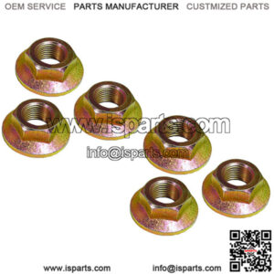 (6 Pack)- Blade Nuts 712-0417A 712-0417 912-0417 Fits MTD E20 Compact Tractors