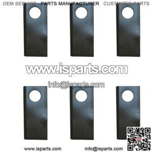 (6 Pack)- Disc Mower Blades 9847683 Fits Case IH Fits Ford  Holland, Fre