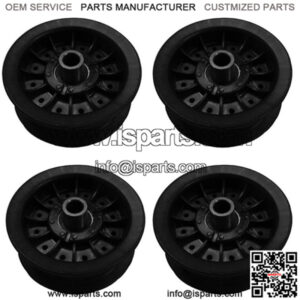(4) Idler Pulleys for Lesco 050062 Fits Bobcat Ransomes 38010-2A Dynamark Noma 3