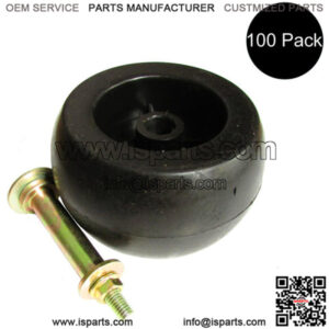 100 Anti Scalp Deck Wheel Rollers w/ Hardware for 103-3168 Fits Exmark Mower 103