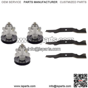 Mower Spindle Kit with Standard Blades fits Columbia GT5025 ZT-L50 ZTL7000