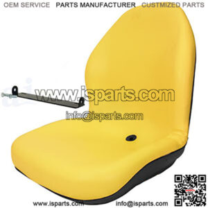 Yellow Mower Seat W/Bracket Fits John Deere X300 & X500 Series Fits X304 X324 ET