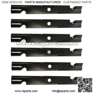 6-Pack Fits Hi-Lift Heavy Duty Notched Blades Fits Exmark 103-6403 for