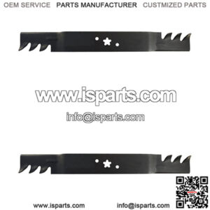 2 PK.BLADE 22" X STAR Fits Husqvarna 580244001 MULCHER 580244002 (13024)