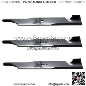 3 XHT BLADES for BAD BOY ZERO TURN MZ, ZT, CZT, MAVERICK & OUTLAW 48" DECK