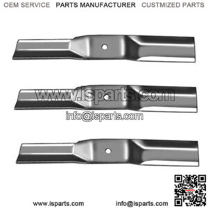 3 Heavy Duty Made Blades fits Hustler 767111 Excel 48" Short Cut Heavy Duty