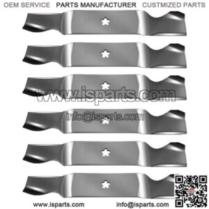 Set of (6) 18 1/2" Lawn Mower Blades Fits AYP/Fits Husqvarna 532187256 594892901