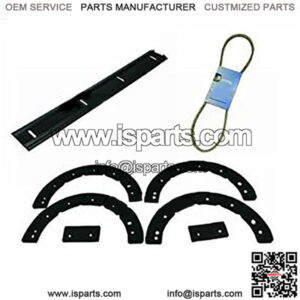 Paddles-Scraper Bar-Belt Set for MTD 21" Snow Thrower 731-0782 731-0781 731-1033