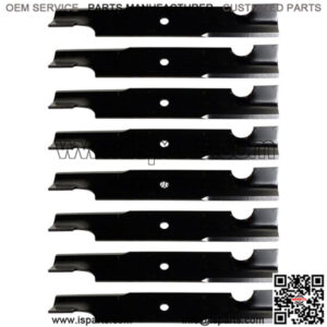107-3192 Notched Blades Fits Toro Mowers 32" & 48" Decks - Set of 8