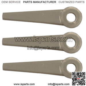 Set of Three Trimmer Head Blades 4111 007 1001 Fits Hoffco Slasher Heads 4-1/16"