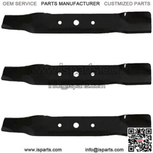 Three New High Lift Blades Fits John Deere 48" L120 L130 Series 50-2141 GY20568