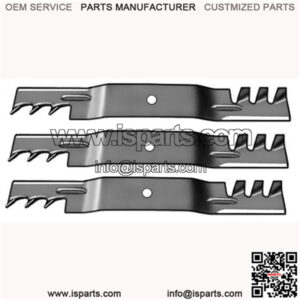 3 Blades Fits John Deere M135334 M136195 M164016 M144652 TCU30316 TCU30317