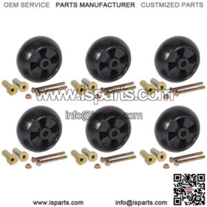 (6) Heavy Duty Deck Wheels Kit for Grasshopper 484225 Fits John Deere AM116299 M