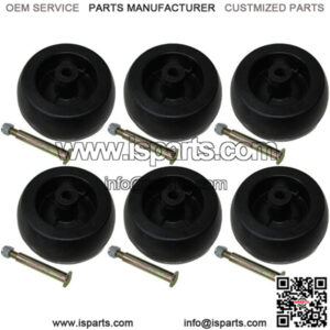 6PK Heavy Duty Mower Deck Wheels Bolts for RZT50 RZT54 LT1050 SLT1554 753-04856A