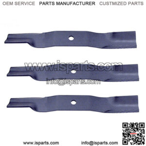 3 Pk Blades Fits Kubota Mower 54" K5617-34330 ZG23 Z125E Z125S ZG127 ZG2354 ZG