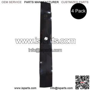 4 pack Blades 42" LA100 LA110 LA120 X110 X120 LA105 LA115 GX22151 GY20850 R11593