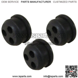 3 Pack Fuel Line Gas Tank 3 Hole Grommet for Echo Trimmer Blower V137000030