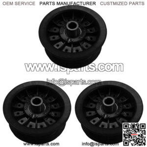 (3) Flat Idler Pulley fits MTD 756-0981A 756-04224 756-0981 112-3687 300920