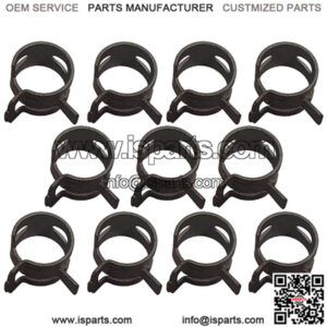 5904 Fuel Line Clamps Fits 3/8" OD Hose 10 Pack