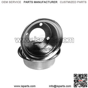 Demountable Wheel Assembly PAIR 6" Rim-Pair 2" center to center 2" ID 379