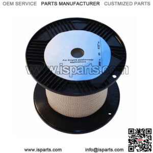 200'DIAMOND BRAID STARTER PULL ROPE / #5 REEL FOR SMALL ENGINES