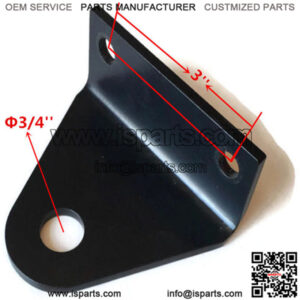 NPW334 Universal Zero Turn ZTR Mower Trailer Tow Hitch 3" mt 3/4" pin hole