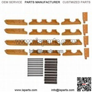 PV641 Rockguard Set 6 Roller track frame Fits Case 550E, 550G