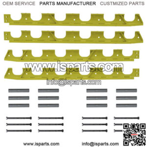 PV6618 Rockguard Set  6 Roller track frame Fits John Deere 450H s/n 925919-, 550