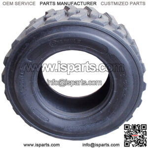 One New Heavy Duty 12-16.5 12-Ply Skid Steer Tire w/ Rim Guard Fits Bobcat